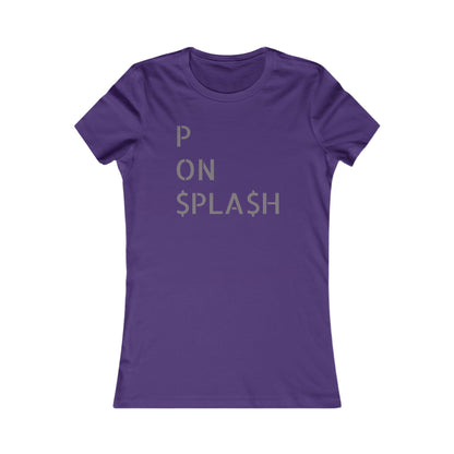 P ON SPLASH Women's Premium Tee