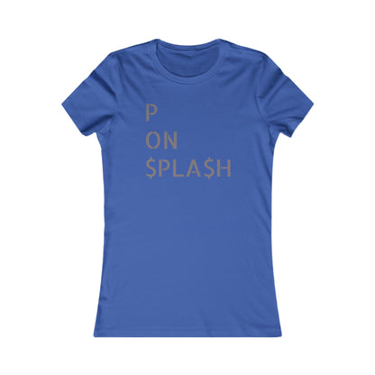 P ON SPLASH Women's Premium Tee