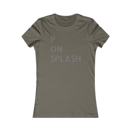 P ON SPLASH Women's Premium Tee
