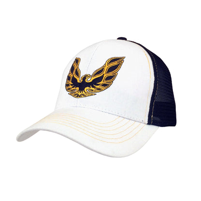 Pontiac Firebird Trucker Hat - White and Black