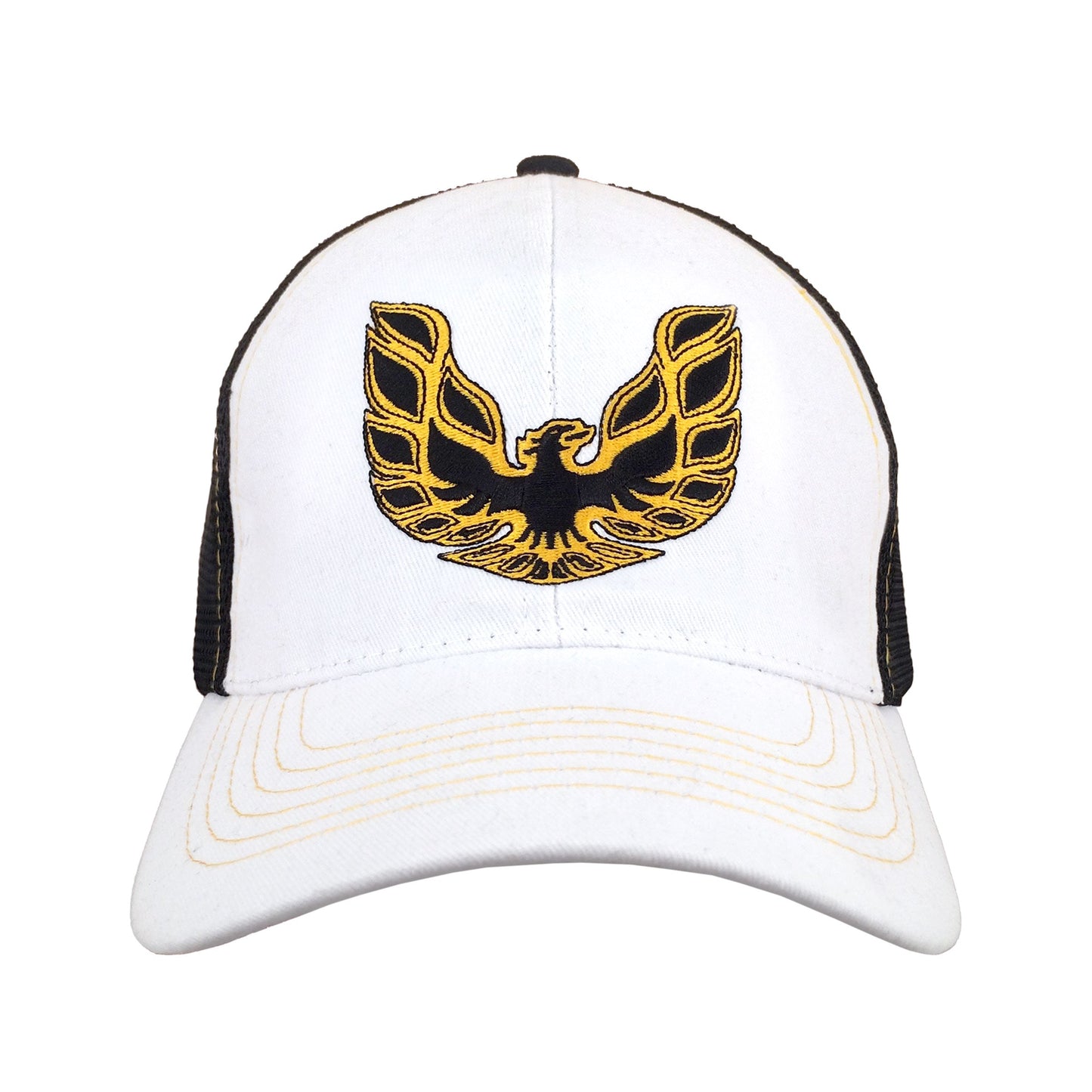 Pontiac Firebird Trucker Hat - White and Black