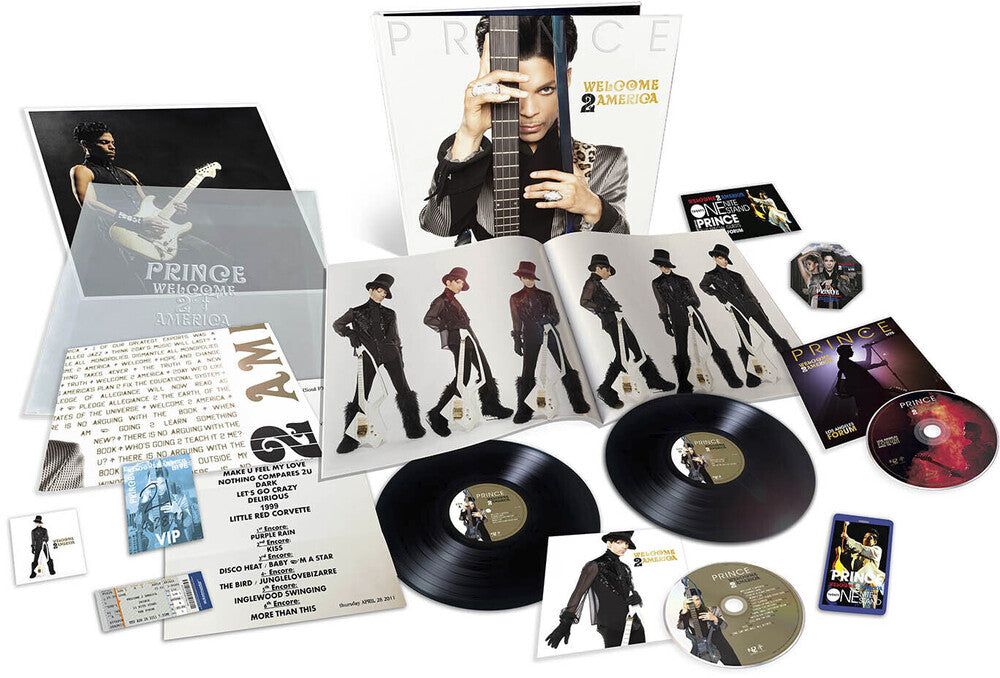 Prince - Welcome 2 America [Deluxe 2 LP / 1 CD / 1 Blu-Ray] Vinyl Record