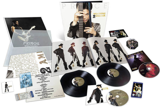 Prince - Welcome 2 America [Deluxe 2 LP / 1 CD / 1 Blu-Ray] Vinyl Record