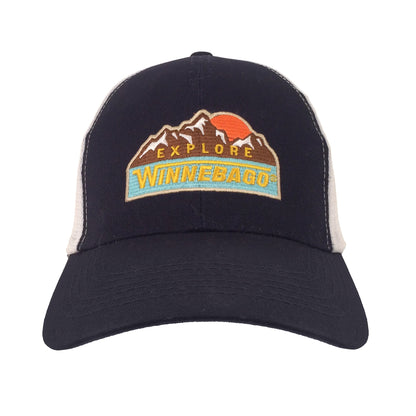 Explore Winnebago RV Trucker Hat - Navy and White