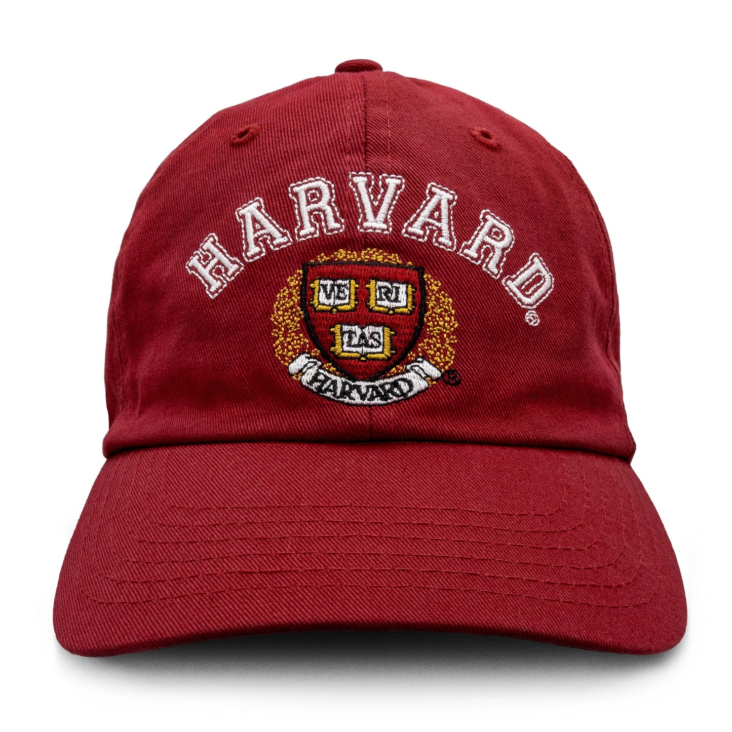 Harvard University Veritas Baseball Hat - Red