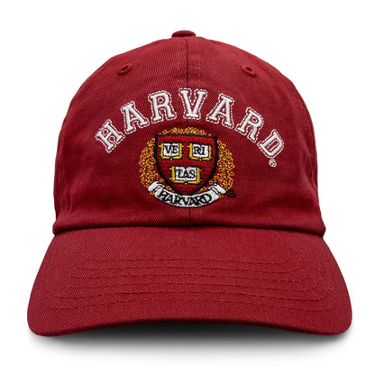 Harvard University Veritas Baseball Hat - Red