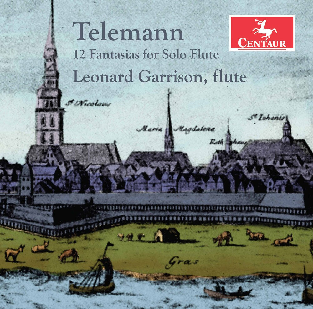 Telemann / Garrison - 12 Fantasias For Solo Flute [CD]