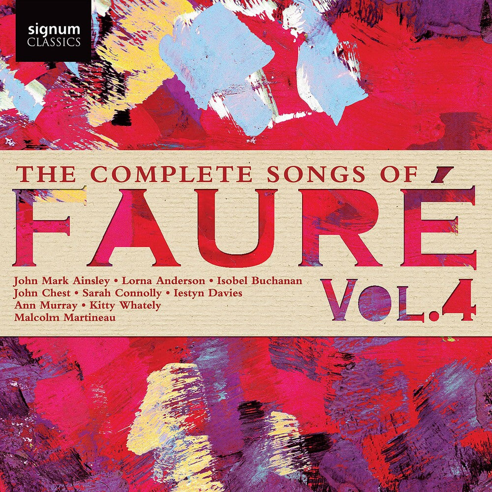 Faure - Complete Songs Faure 4 Music CD
