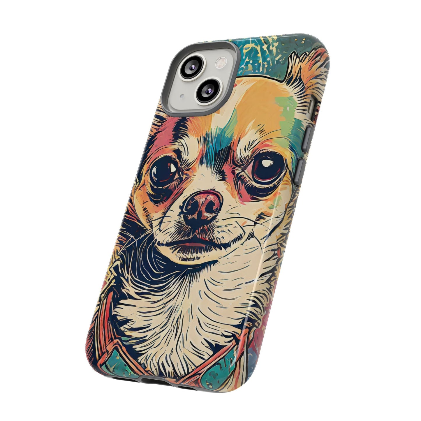 Abstract Chihuahua Tough Phone Cases