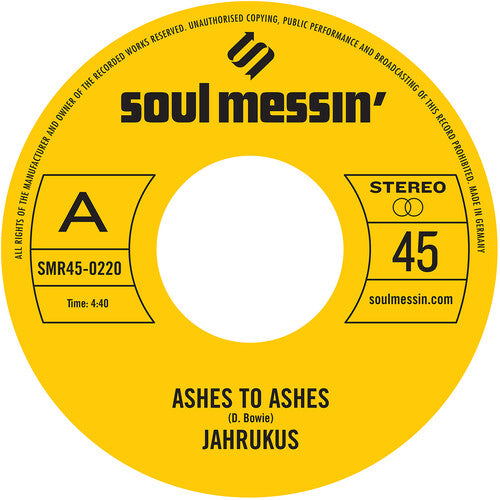 Jahrukus - Ashes To Ashes / Island Girl - Vinyl Record