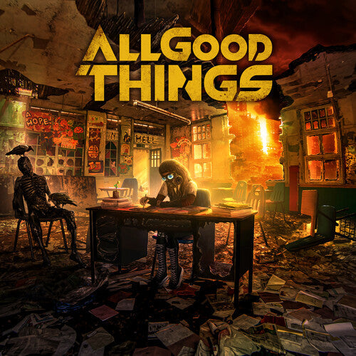 All Good Things - Hope In Hell - Translucent Orange & Black - Vinyl Record