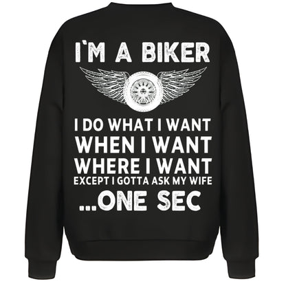 Quotes Biker Sweater
