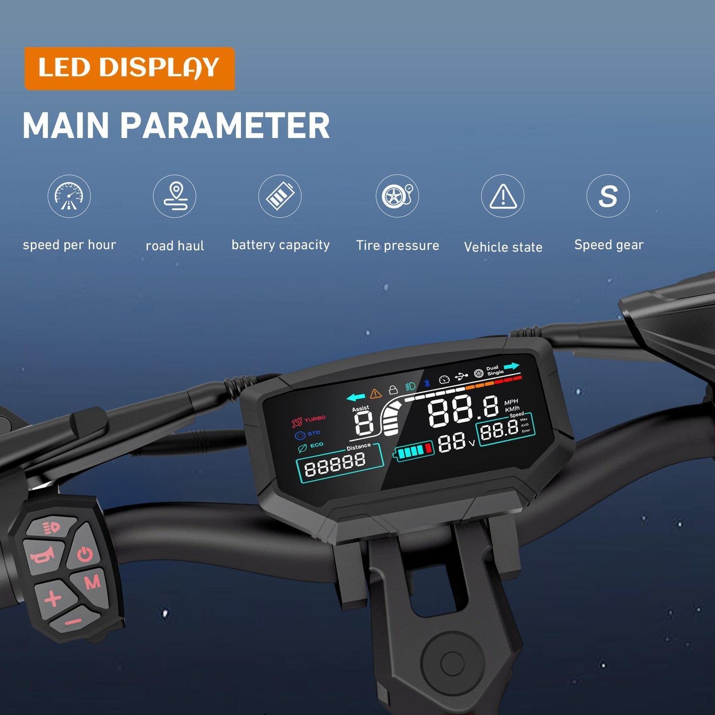 High-speed, Long-range Electric Folding Scooter In US Warehouse