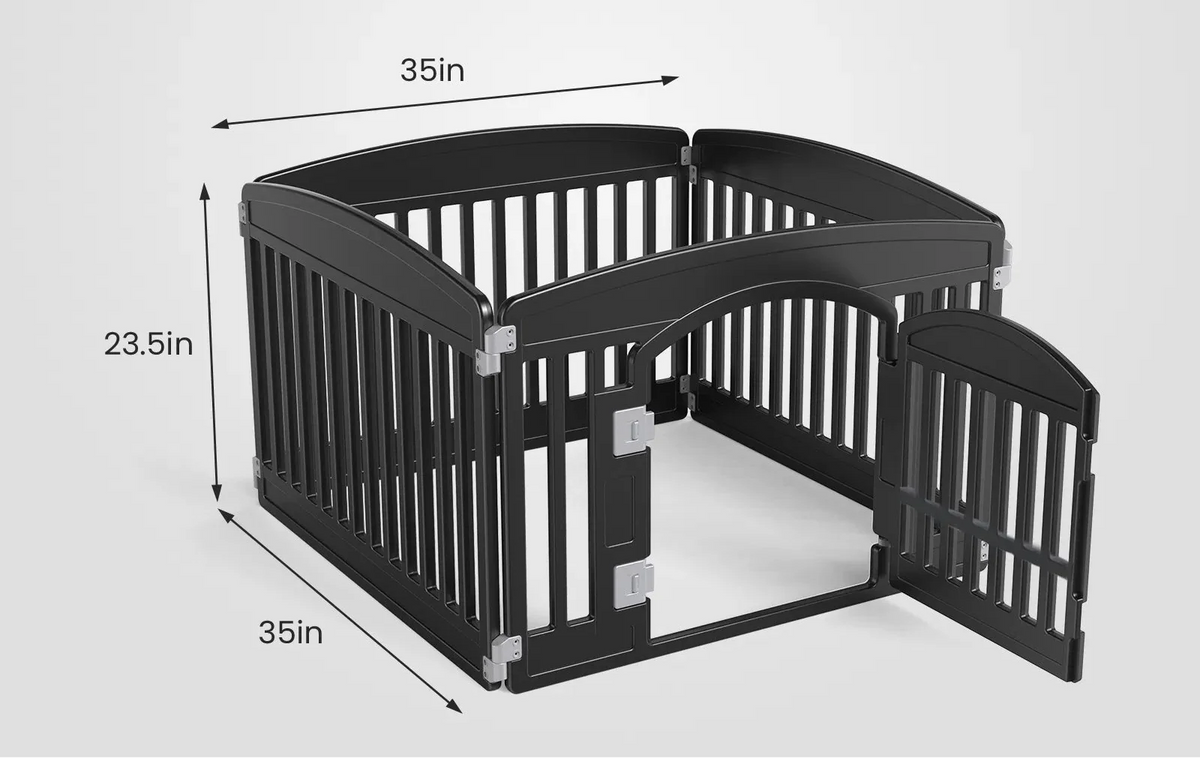 Modular Exercise & Enrichment Playpen (Indoor/Outdoor)