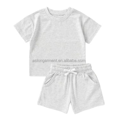 Organic Cotton Short Sleeve T-Shirt and Short Set