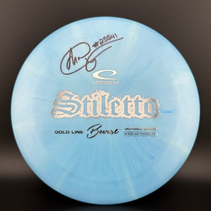 Gold Burst Stiletto *Signed* - Chandler Fry #25541