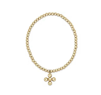 Florette Cross Beaded Waterproof Non-Tarnish Bracelets