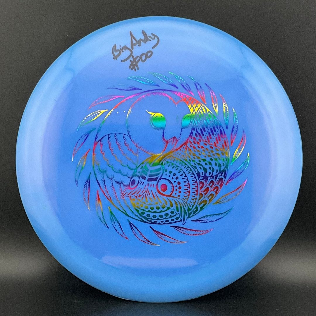Swirly S-Line DDx (Penned) OOP *Signed* - Owl Yin Yang LE