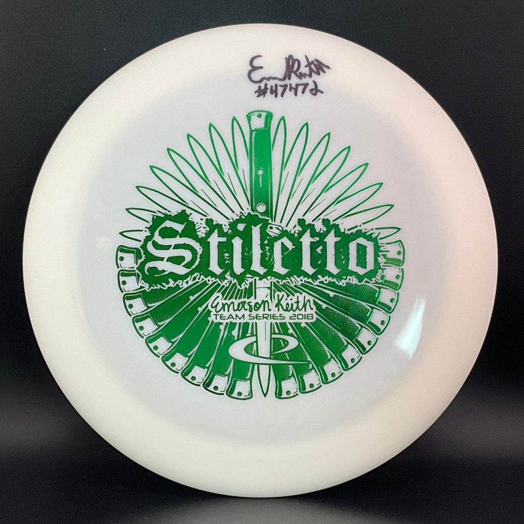 Gold Stiletto *Signed* - 2018 Emerson Keith Team Series