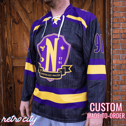 Nevermore Academy Lace-Up Hockey Jersey Sweater