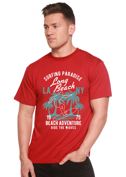 Beach Adventure Men's Bamboo Viscose/Organic Cotton Short Sleeve Graphic T-Shirt