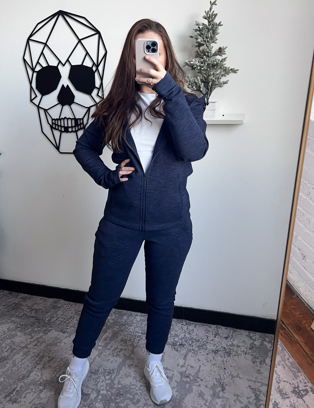 Rest Day Zip Up Sweatshirt | Navy