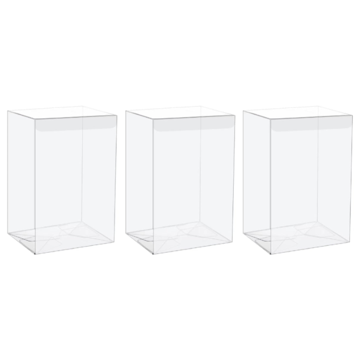 Set of 3 Protector Case for Funko Pop! Vinyl Figures - 4 inches