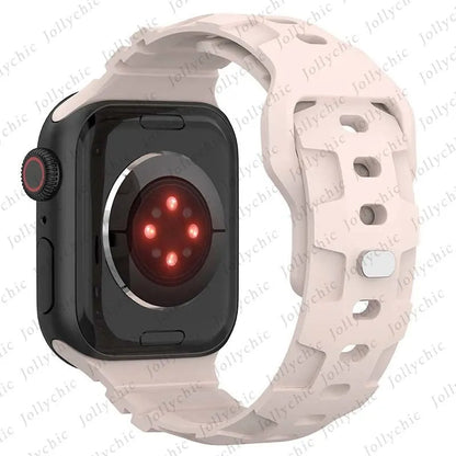 Silicone Band For Apple Watch Series 11/10/9/8/7/6/5/4/ SE / Ultra 1/2/3