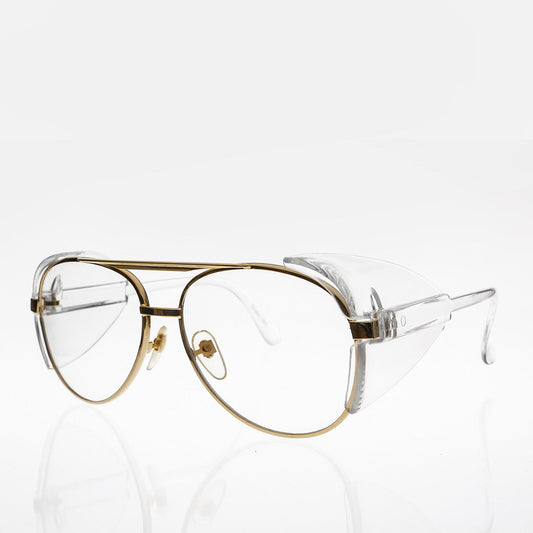 Vintage Safety Aviator Glasses with Protective Side Shields - Hurley