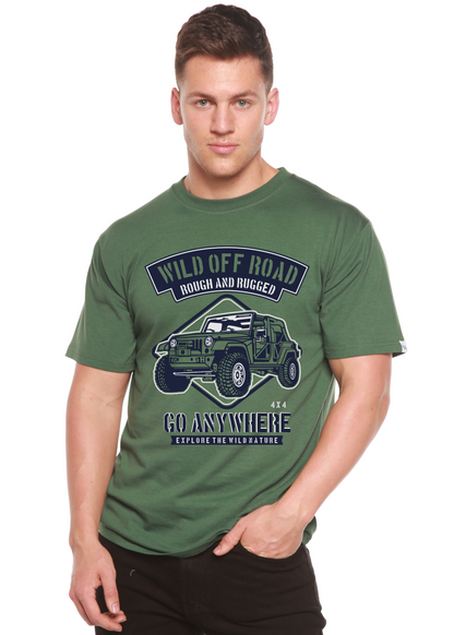 Wild Off Road Spun Bamboo® Men's Bamboo Viscose/Organic Cotton Short Sleeve Graphic T-Shirt