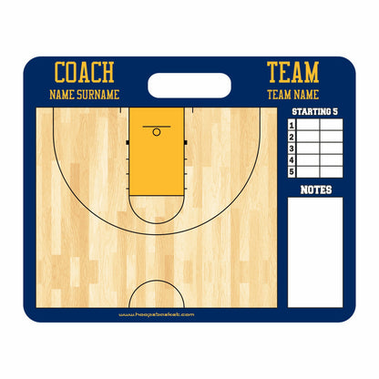 WOMEN'S NCAA Custom American Style Magnetic Coaching Board 22'' x 17.5'' / 56 cm x 45 cm