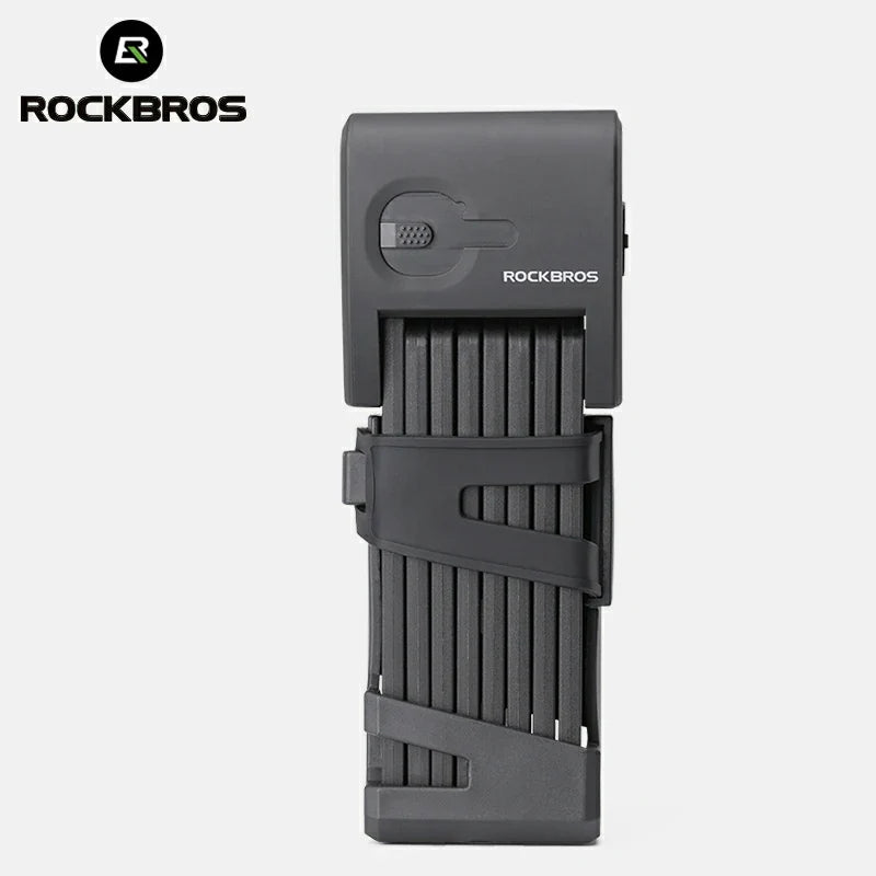 ROCKBROS Folding Bike Lock Smart Fingerprint Heavy Duty Anti Theft Bike Lock