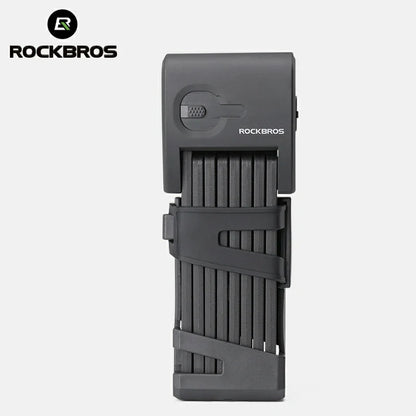 ROCKBROS Folding Bike Lock Smart Fingerprint Heavy Duty Anti Theft Bike Lock