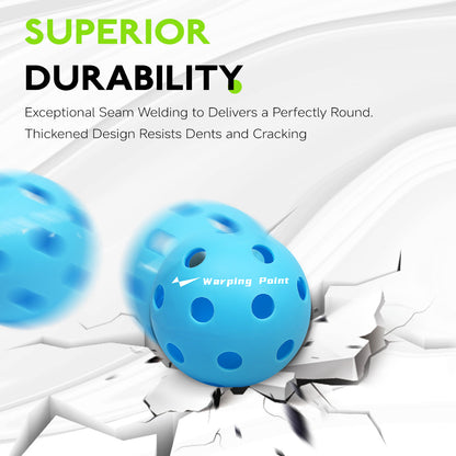 PRACTICE PICKLEBALLS - INDOOR - 12 PACK