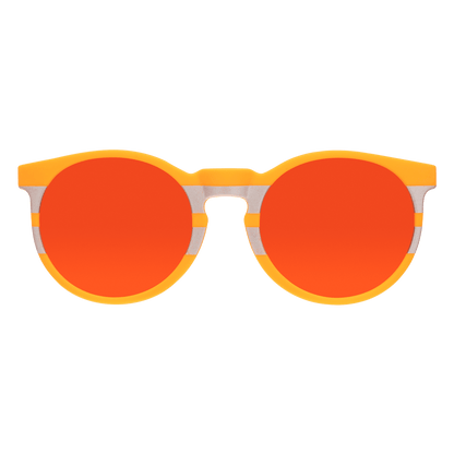 "Face Under Construction” Limited Circle G Polarized Sunglasses