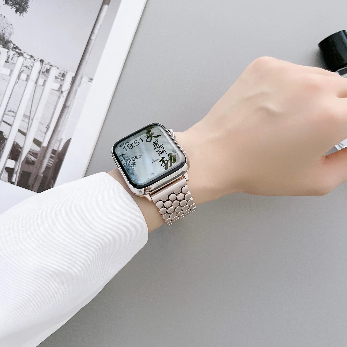 Starlight Apple Watch Band Series 11/10/9/8/7/6/5/4/ SE / Ultra 1/2/3