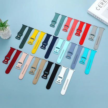 Silicone Apple Watch Band Series 11/10/9/8/7/6/5/4/ SE / Ultra 1/2/3