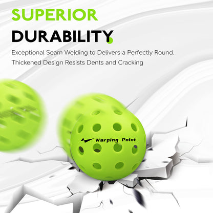 PRACTICE PICKLEBALLS - OUTDOOR - 4 PACK