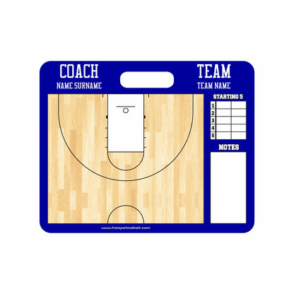 MEN'S NCAA Custom American Style Magnetic Coaching Board 11.4'' x 9.4'' / 29 cm x 24 cm