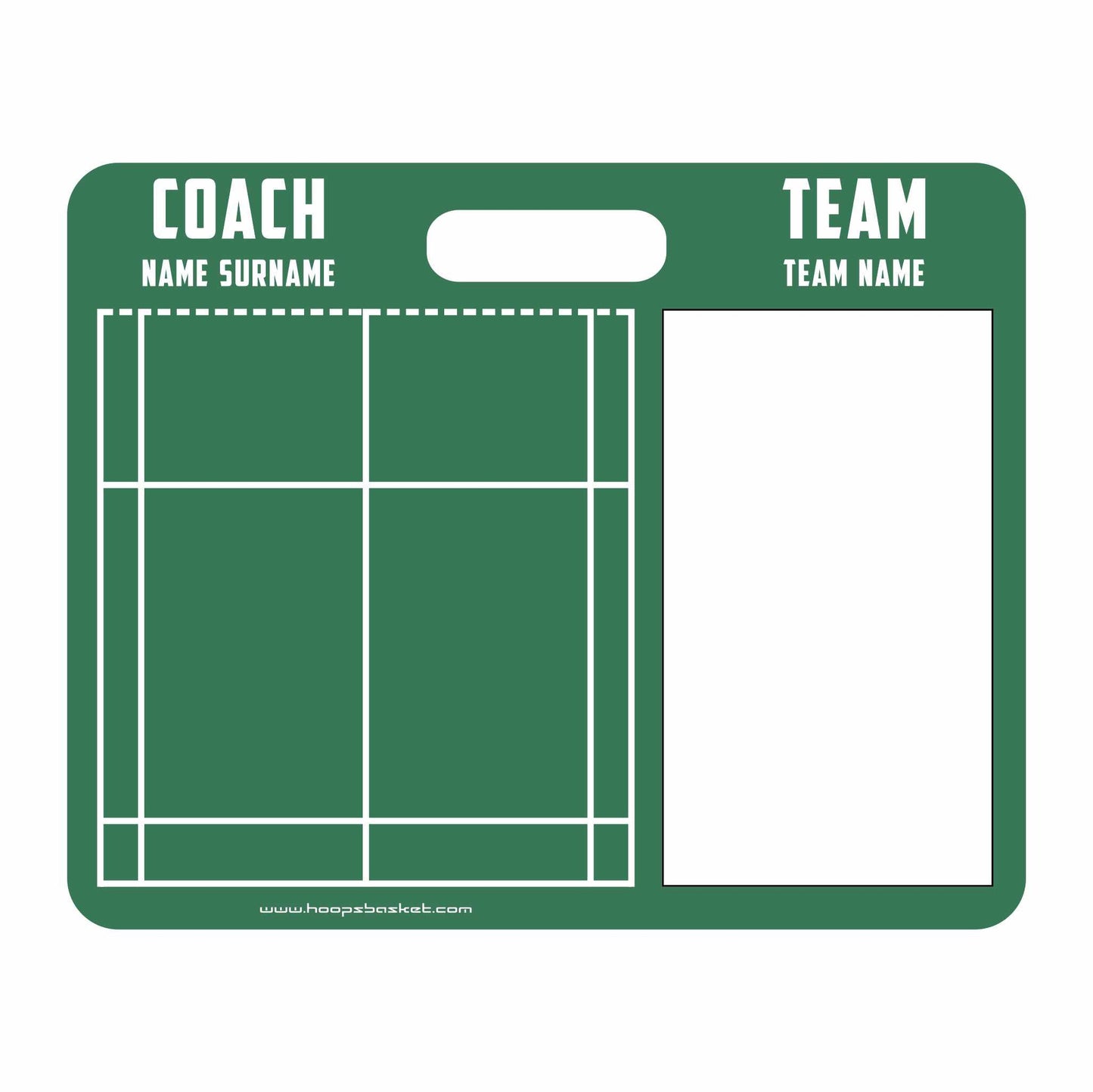 custom badminton magnetic coaching board 22x17.5 56x45cm