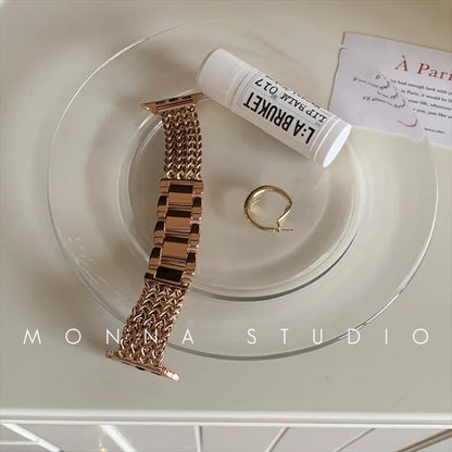 Stainless Steel Apple Watch Strap Series 11/10/9/8/7/6/5/4/ SE / Ultra 1/2/3