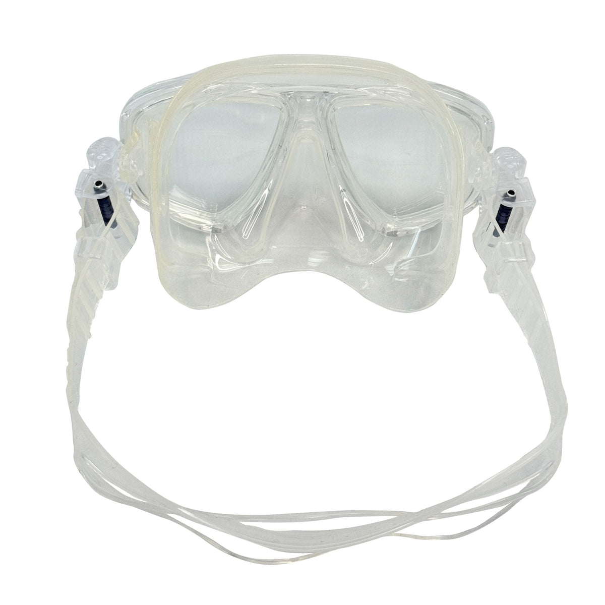 Palantic M36 Translucent Blue/Clear Silicone RX Farsighted Gauge Reader Lenses Dive/Snorkeling Mask