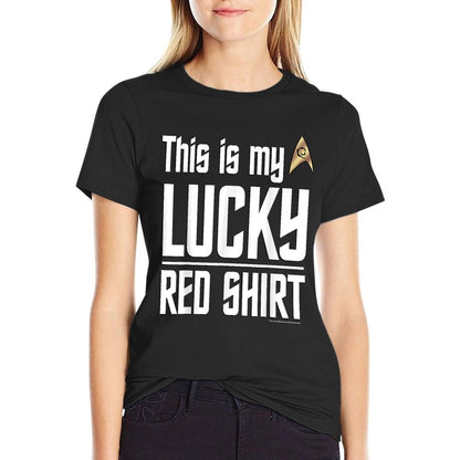 Star Trek The Original Series This Is My Lucky Red Shirt T-Shirt