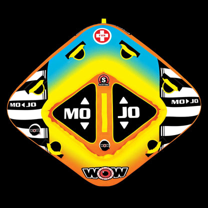 WOW Sports Mojo 1-2 Person Towable Water Tube For Pool and Lake (16-1060)