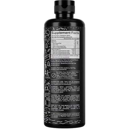 Wholesale Case of 6 - Wild Fish Oil, 16oz, Omega-3