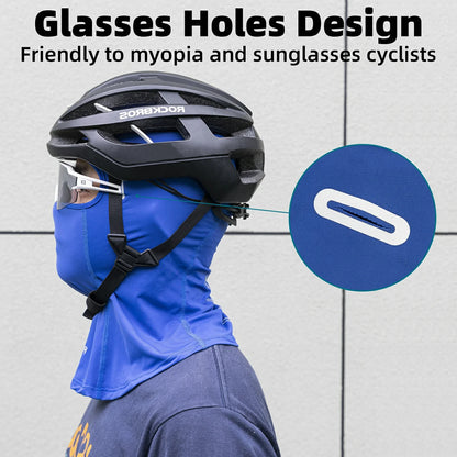 ROCKBROS Face Mask Cooling Neck Gaiter Breathable Face Covering Summer Balaclava