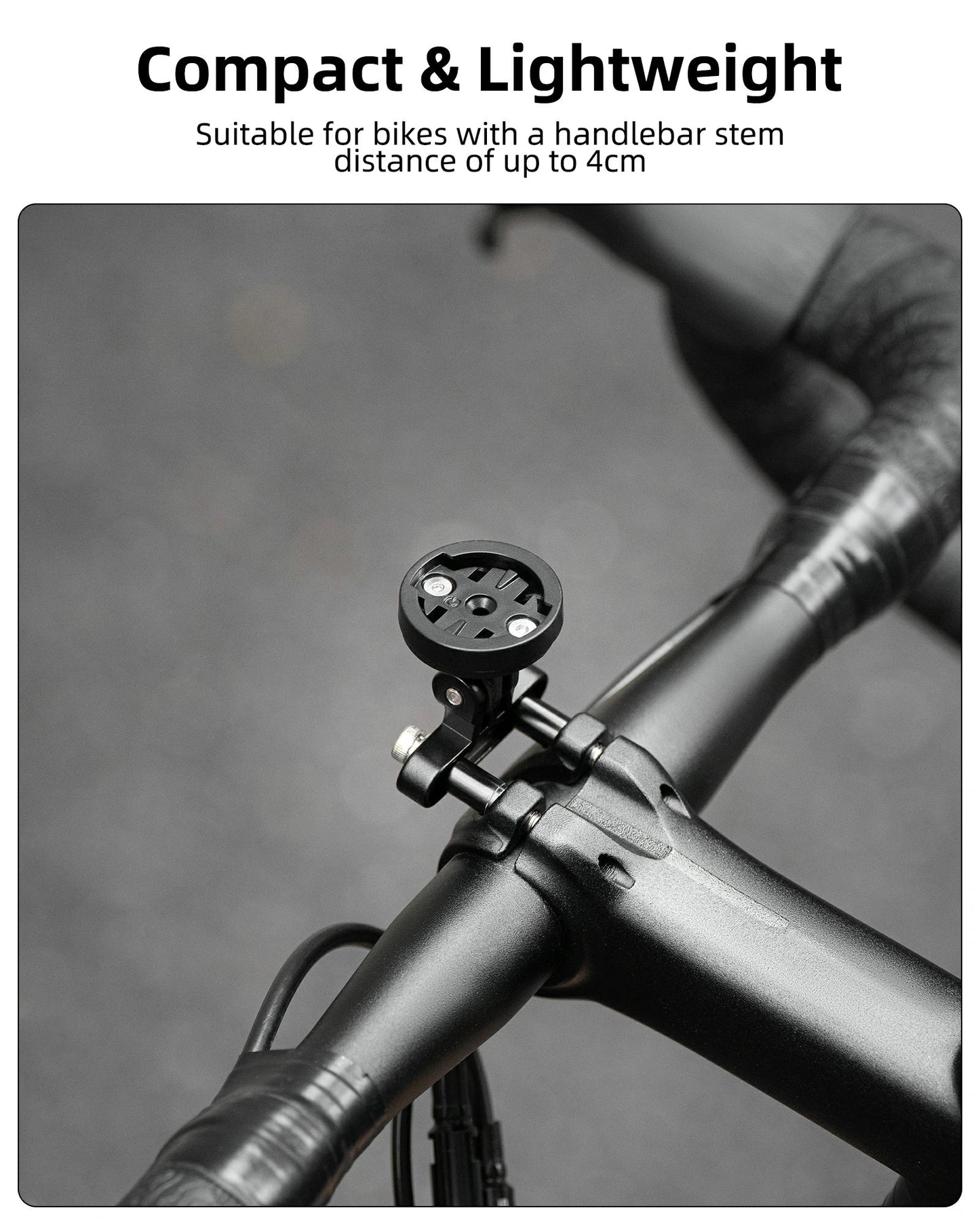 ROCKBROS Bike Computer Mount Out-Front Aluminum Integrated Bicycle Cycling Computer Mount