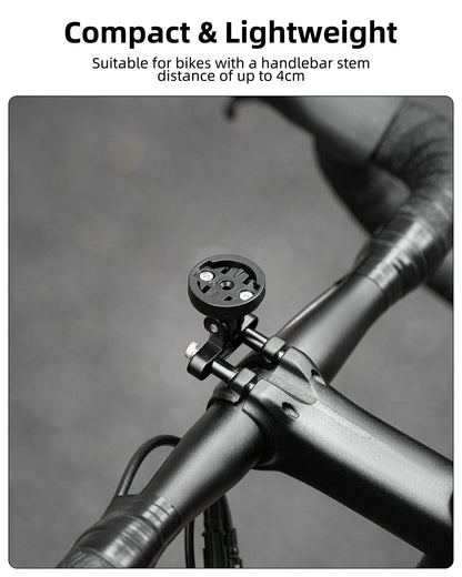 ROCKBROS Bike Computer Mount Out-Front Aluminum Integrated Bicycle Cycling Computer Mount