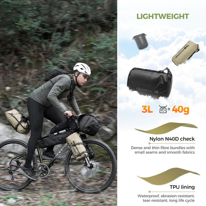 Bikepacking Rear Rack + Waterproof Compression Bag