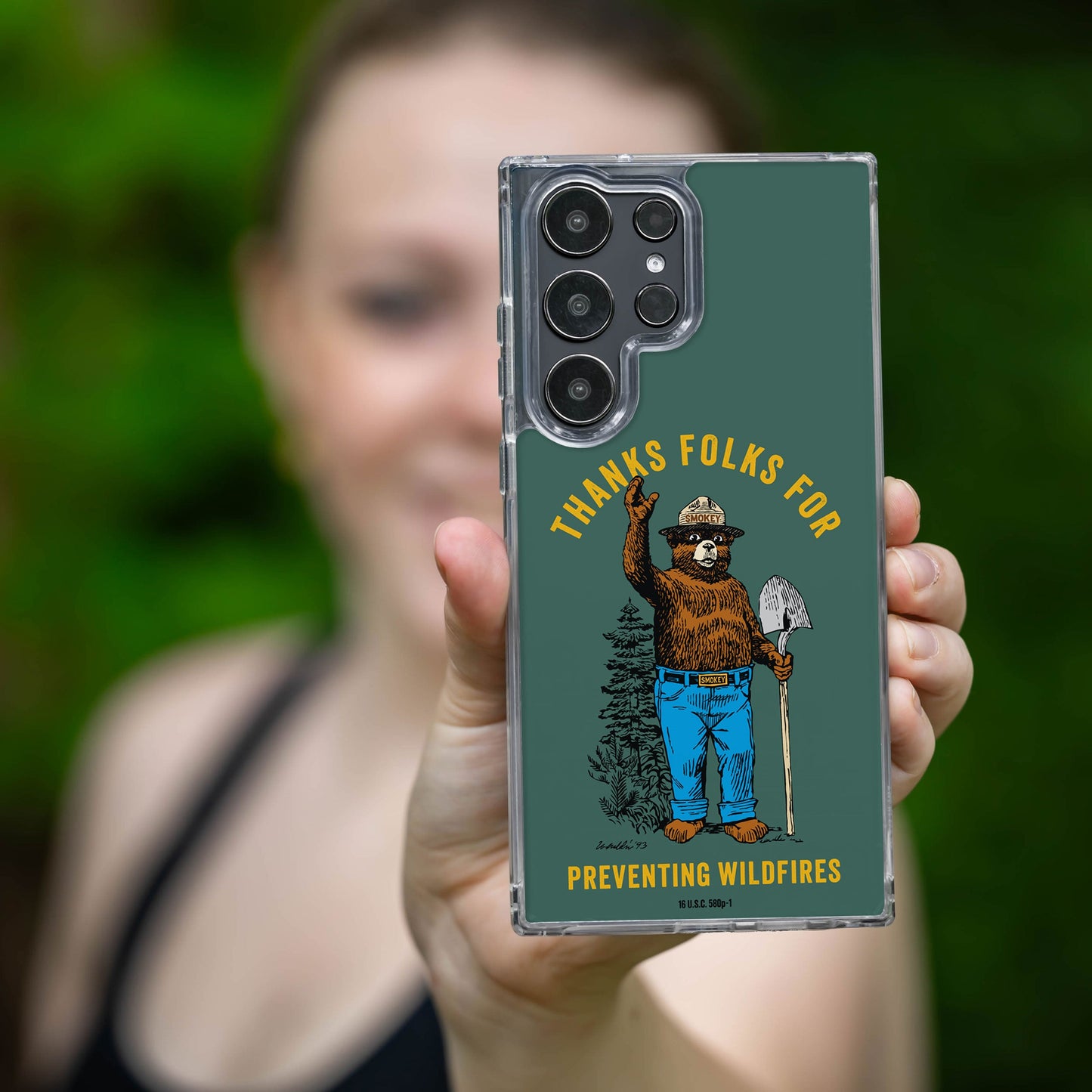 Smokey Bear Classic HD Samsung Galaxy S22 Phone Case